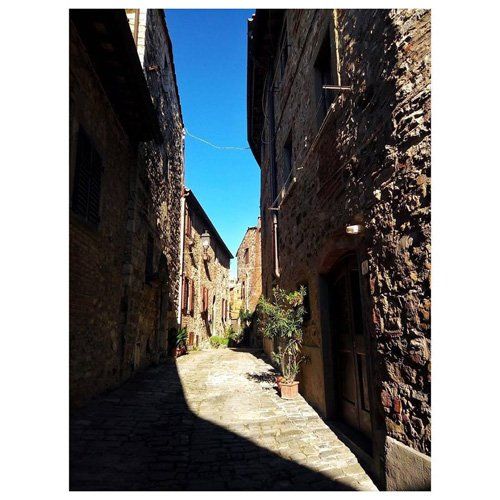 strada del negozio di ottica