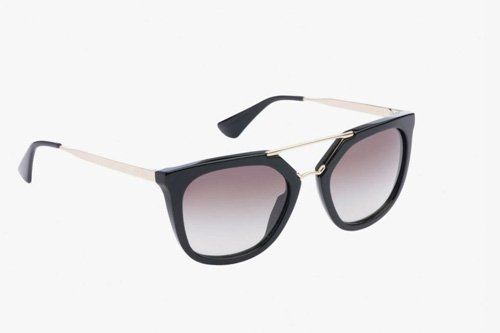 montatura da sole da donna in acrilico e metallo