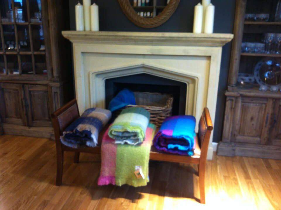 Shop close up of fireplace