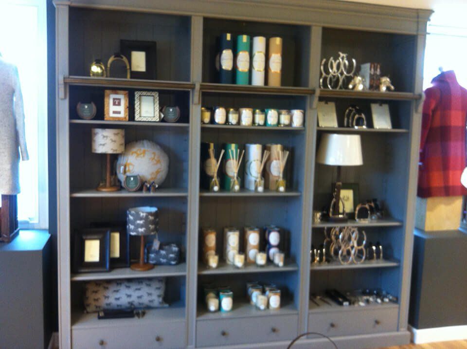 Shop close up of bookcase