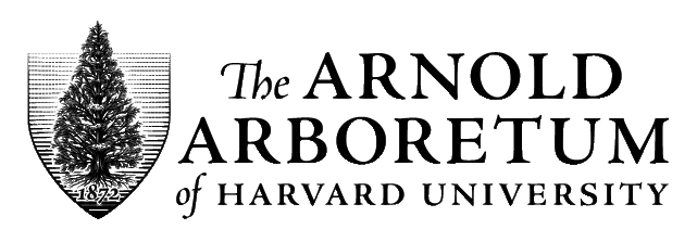 The Arnold Arboretum of Harvard University logo with a tree emblem and black text on white background