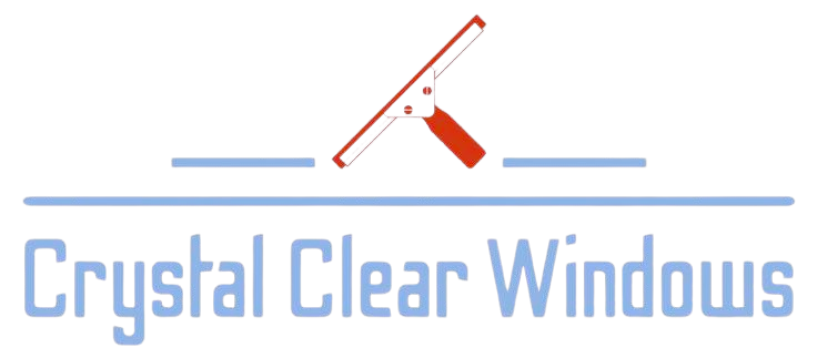 A logo for a company called Crystal Clear Windows