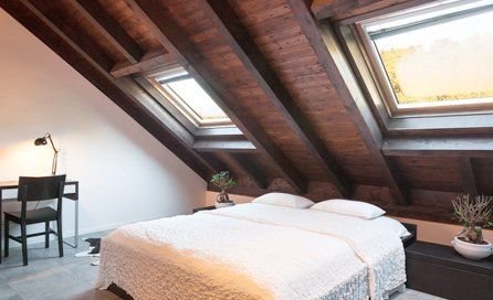 A stunning loft conversion that has been utilised as a bedroom