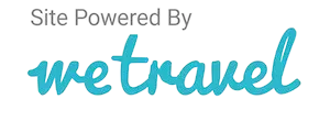 Site powered by Wetravel logo in teal script on a white background