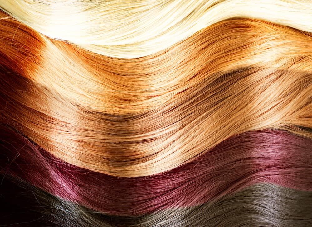 A Close Up of a Bunch of Different Colored Hair — Losh Hair Lounge In Toowoomba City, QLD