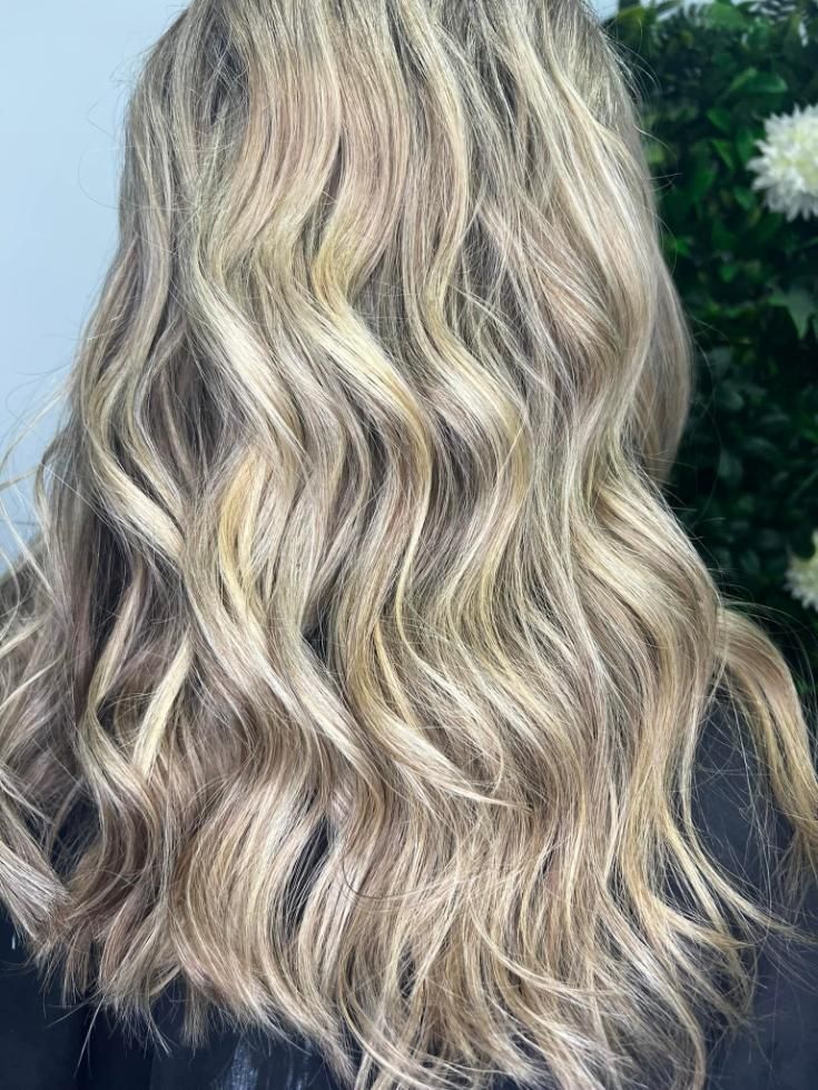 A Close up Of a Woman 's Blonde Wavy Hair — Losh Hair Lounge In Toowoomba City, QLD