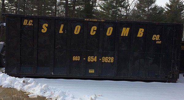 30 Foot Dumpster — Black Dumpster in Wilton, NH