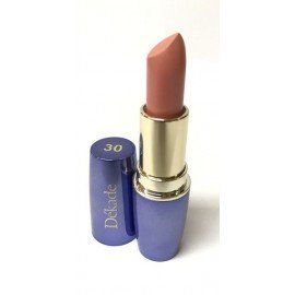 Un lápiz labial en un tubo azul con el número 30.