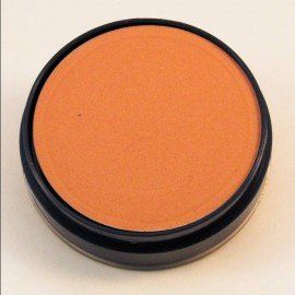 Un objeto redondo de color naranja con un borde negro