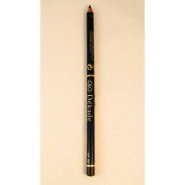 Un lápiz negro dekade está sobre una superficie blanca