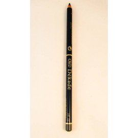 Un lápiz negro dekade está sobre una superficie blanca