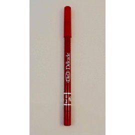 Un lápiz rojo con la palabra dekade escrita en él.