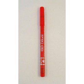 Un bolígrafo rojo con la palabra delicado.