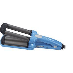 Una plancha de pelo azul que dice 