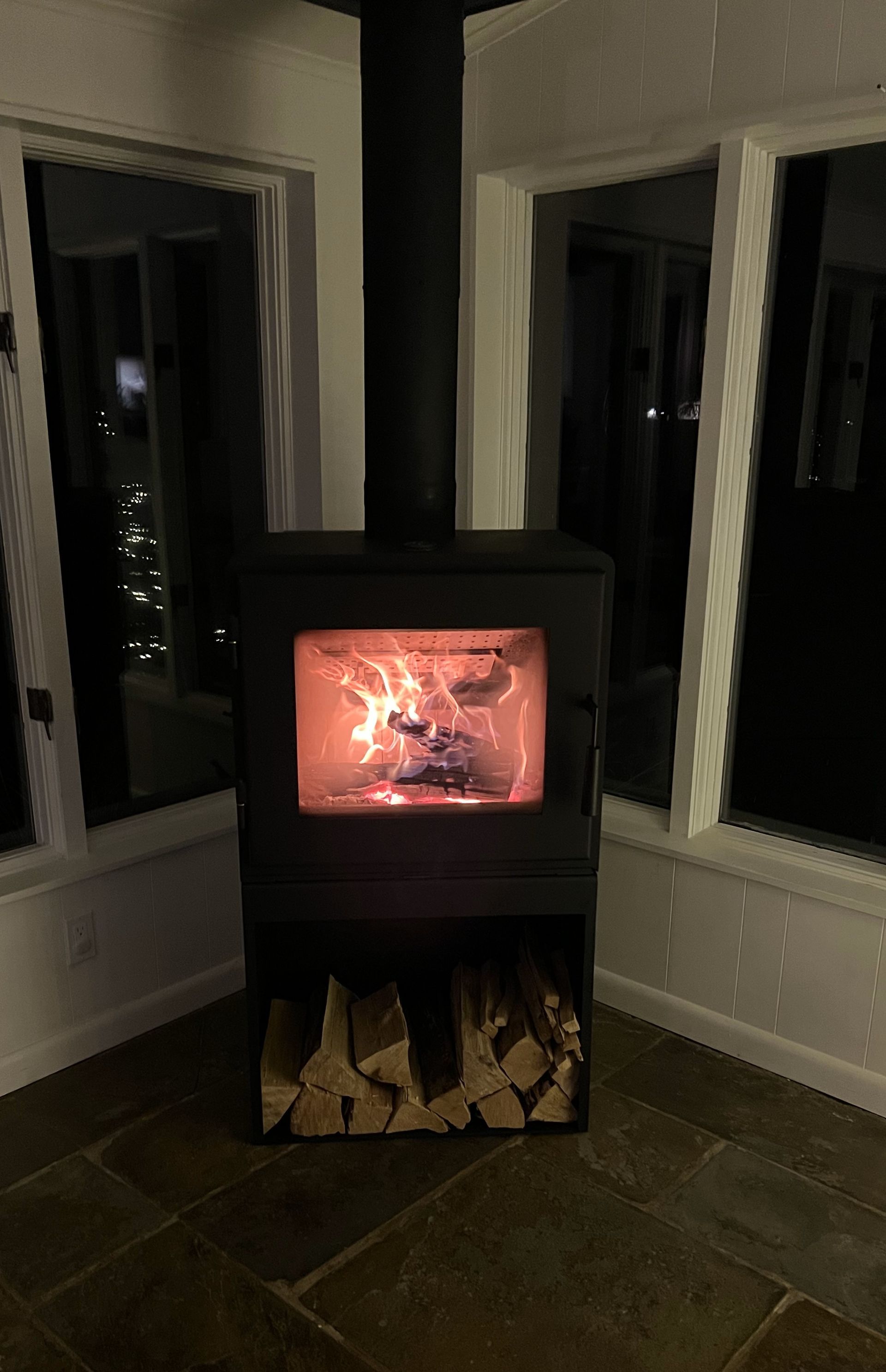 A wood stove by JW Chimneys in Collegeville PA and surrounding areas. 