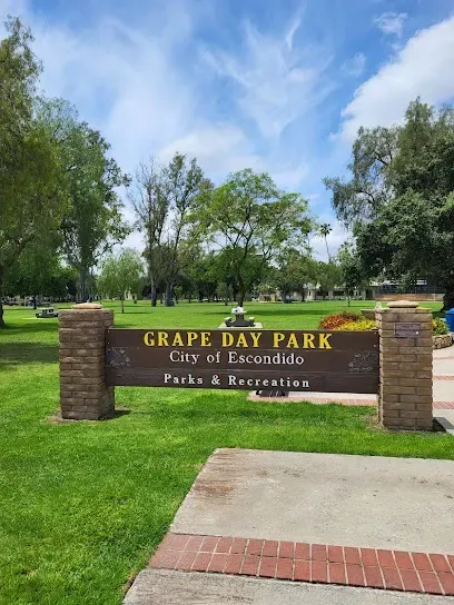 HWH San Diego Hard Money Lender - Real Estate showcases community charm and investment appeal near Grape Day Park in Escondido. The image captures open green lawns, historic landmarks, and recreational spaces that reflect the city’s rich heritage and family-friendly atmosphere.