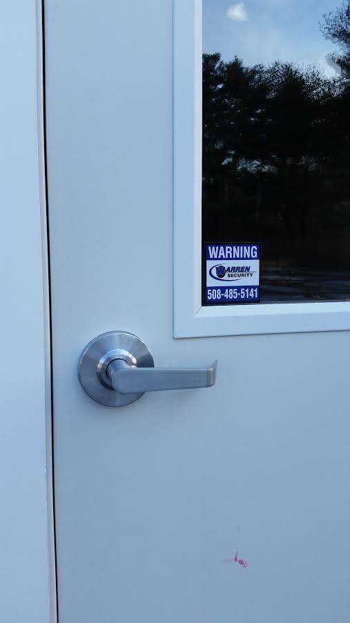 Signage in door - Alarms in malborough, MA