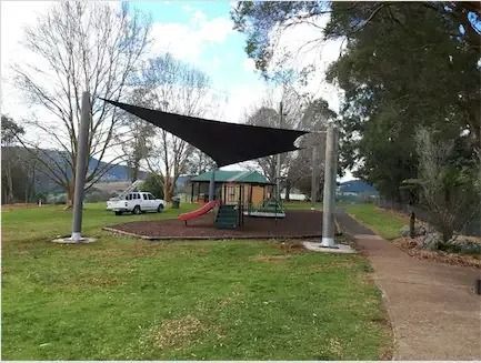 A Playground in a Park With a Canopy Over It — Off Shore Sails & Rigging In North Boambee Valley, NSW