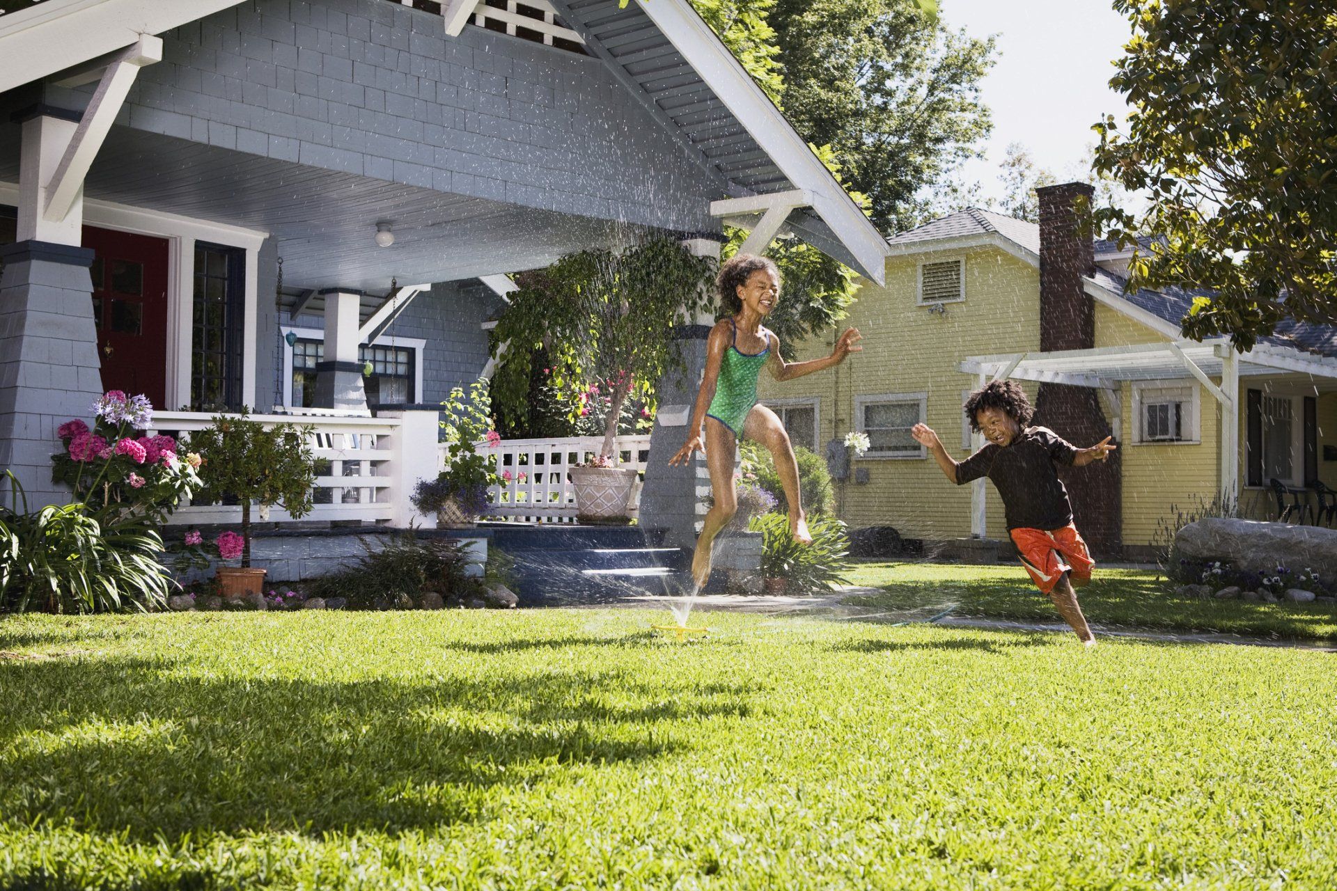 Kids playing outside — Bakersfield, CA — AB Pest Control