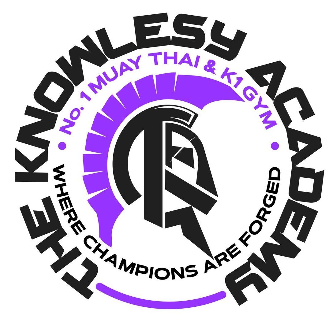 The logo for the knowlesy academy is purple and black.