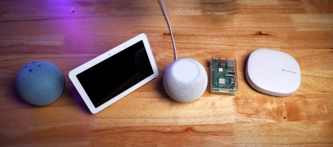 A collection of smart home integration devices