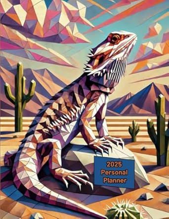 A lizard is sitting on top of a rock in the desert.