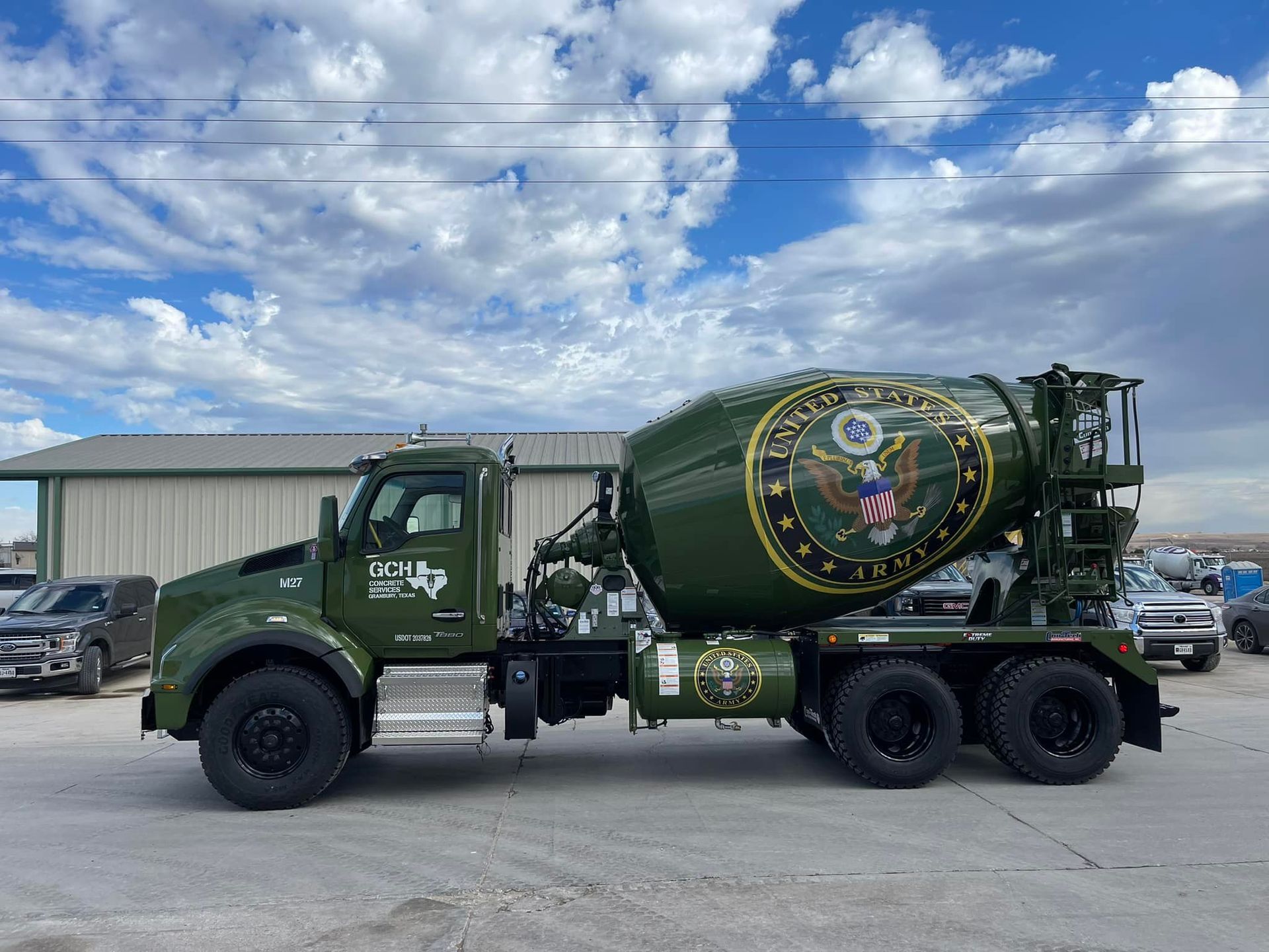 GHC Concrete US Army Concrete Truck
