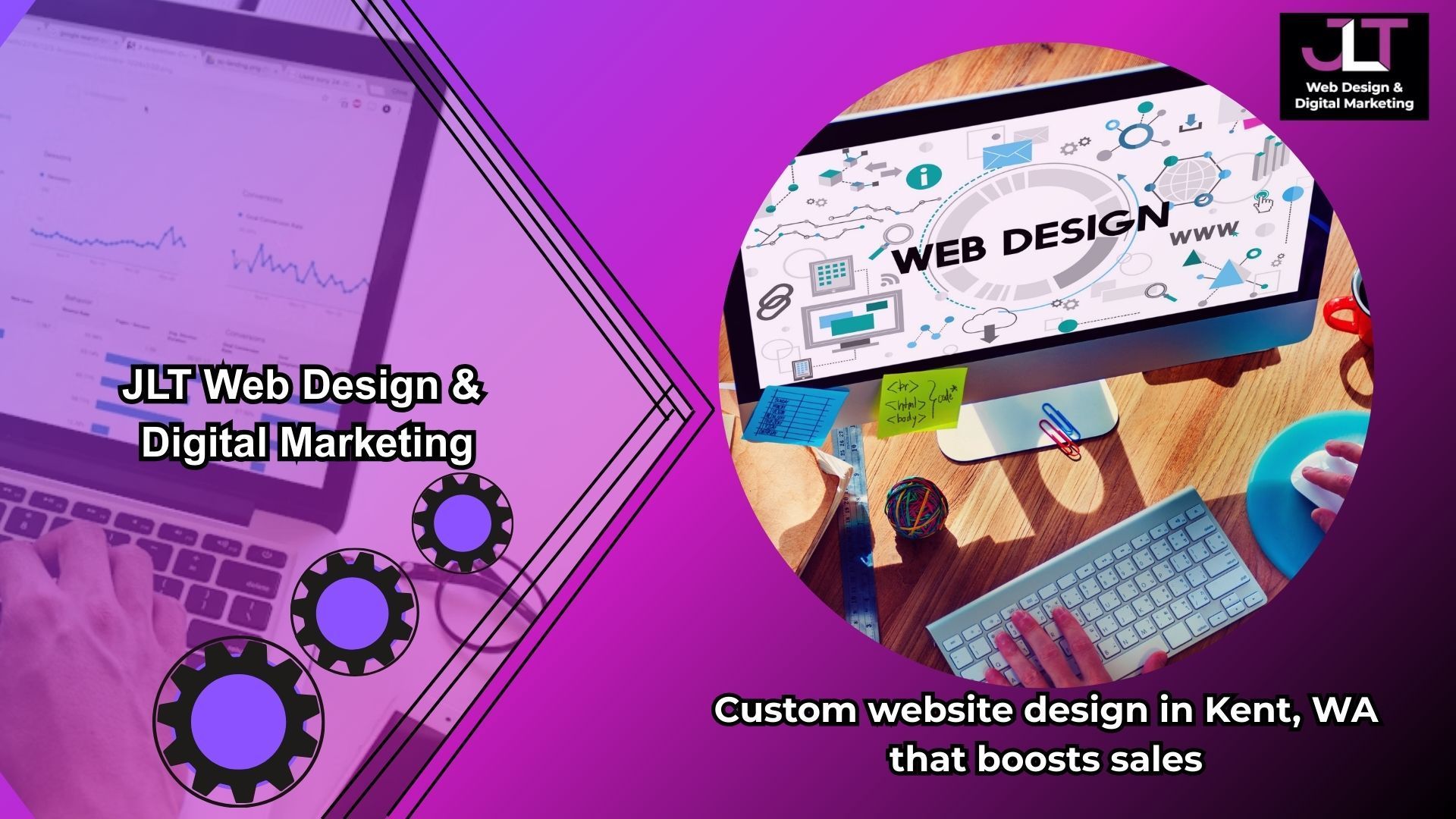 custom website design in Kent, WA that boosts sales