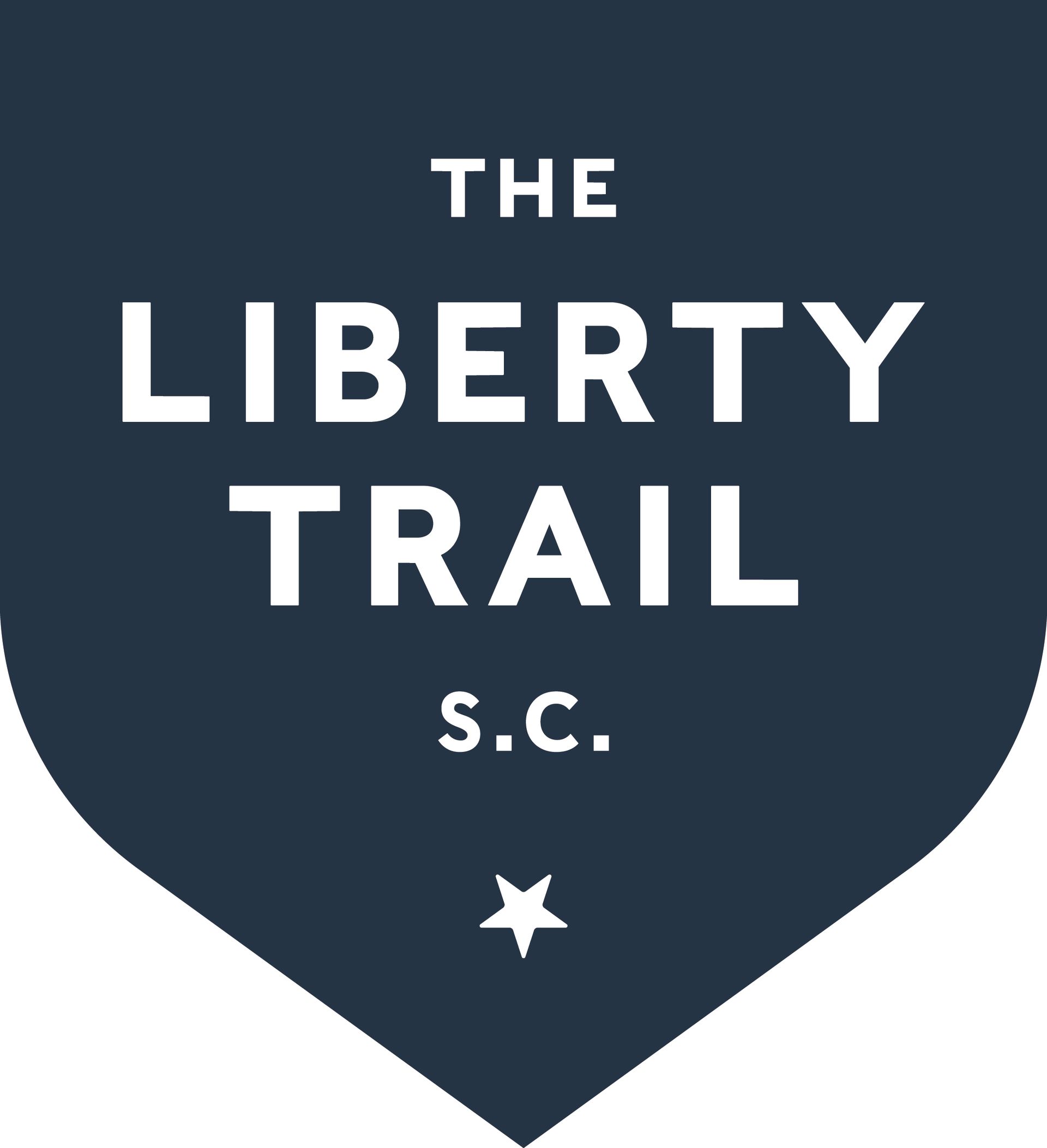the logo for The Liberty Trail in South Carolina