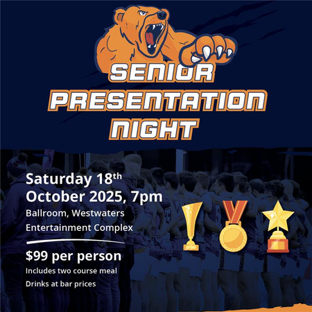 Bears Senior Presentation NIght - Buy Tickets