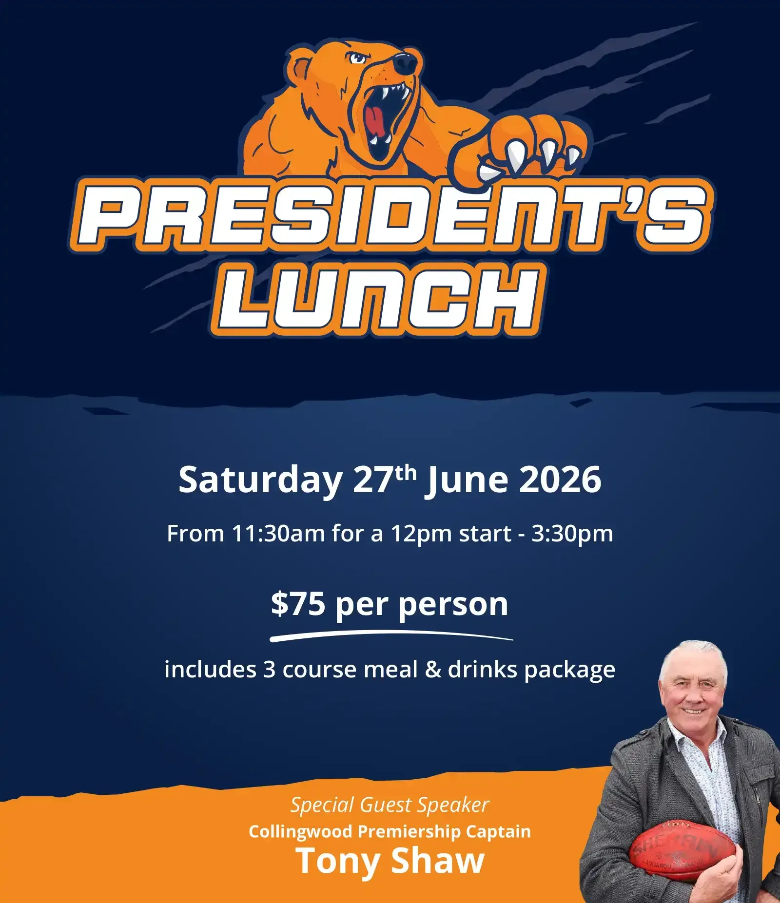 President's Lunch - 27th June 2026
