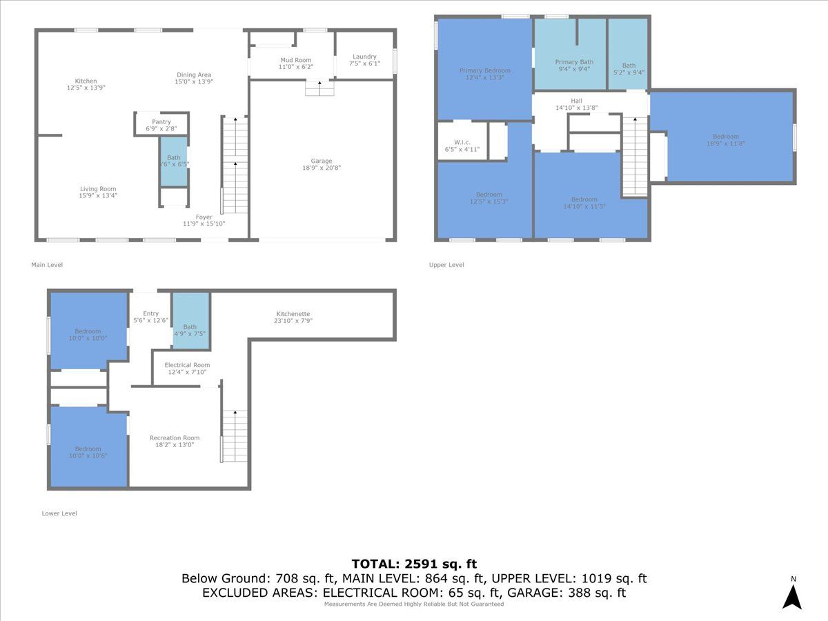 A floor plan of a house with a lot of rooms