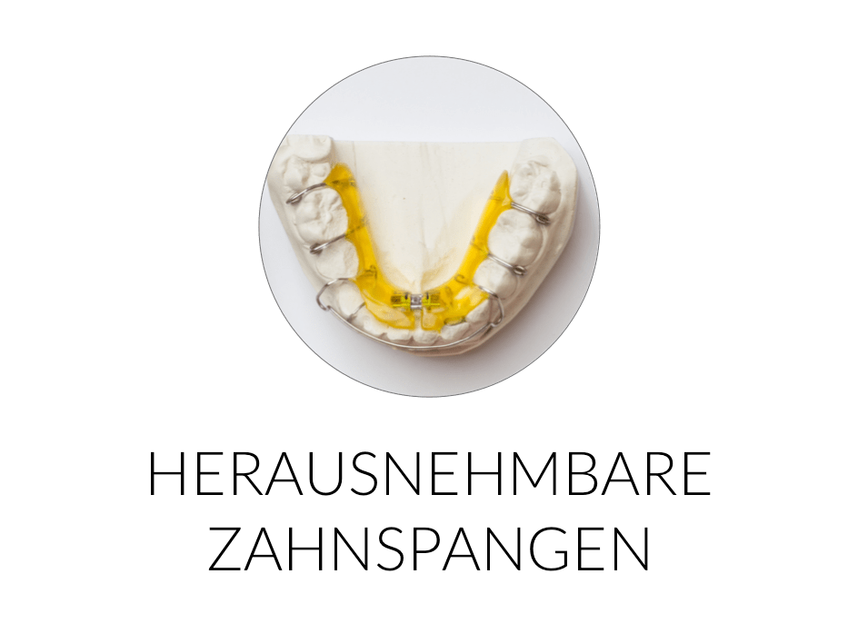 Herausnehmbare Zahnspangen