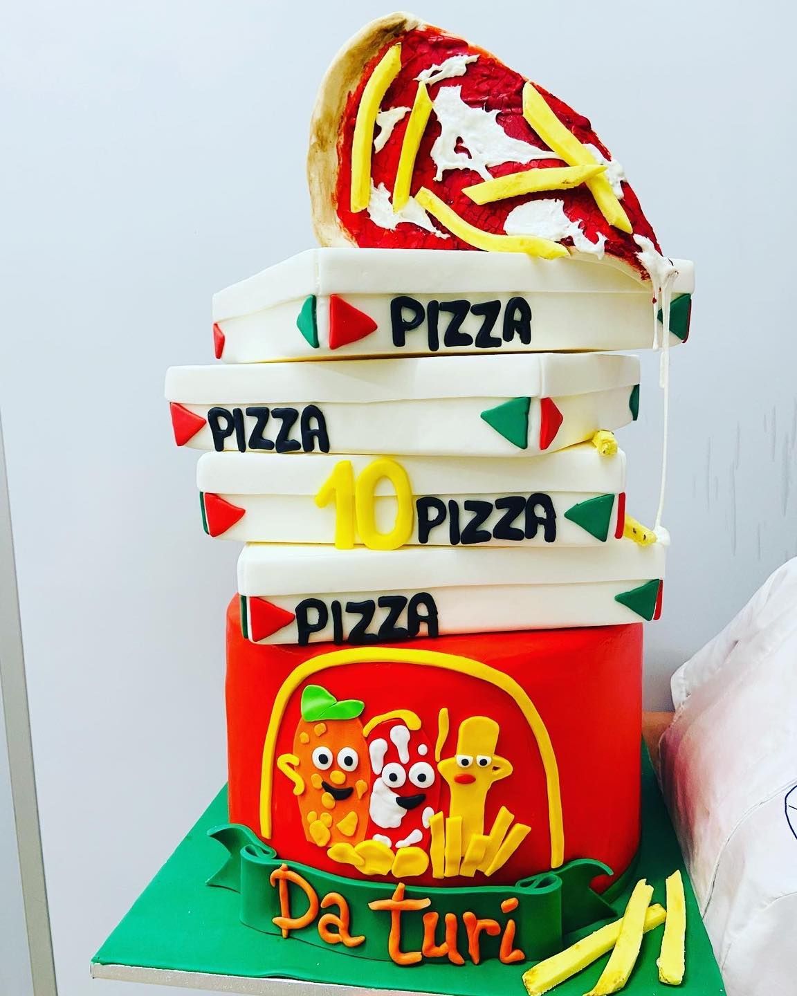 torta scenografica pizza
