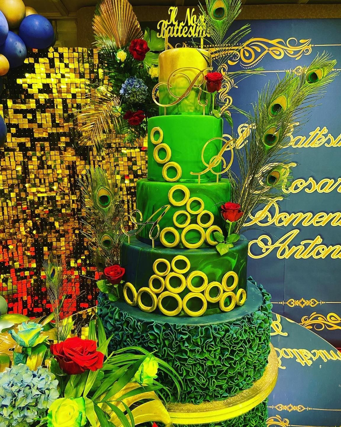 torta scenografica battesimo