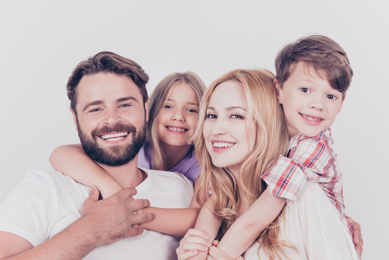 Family Dentist — Happy Family With Great Smile in Tukwila, WA