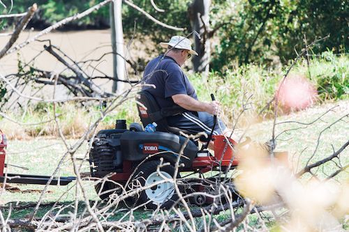 CaRelief Support Team Mowing | CaRelief NDIS Provider