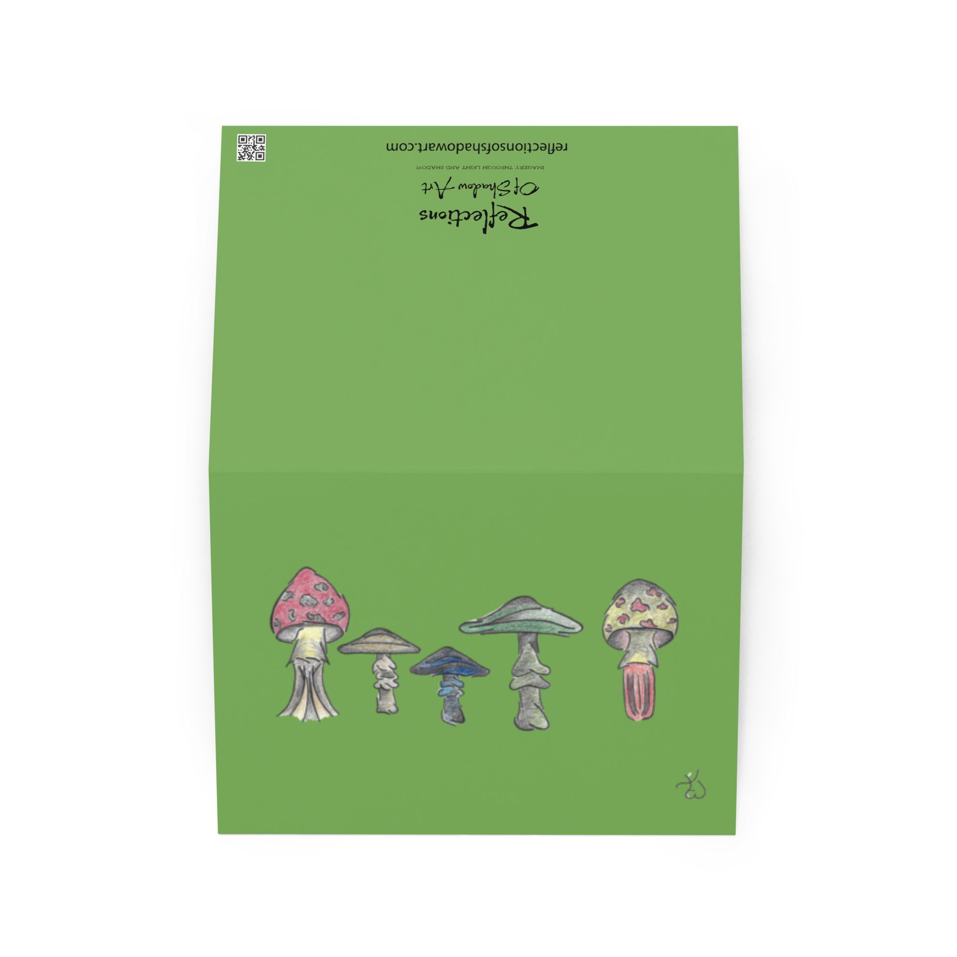 The Usual Mushrooms (card)