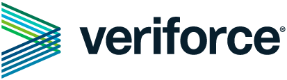 A logo for a company called veriforce with a blue and green arrow.