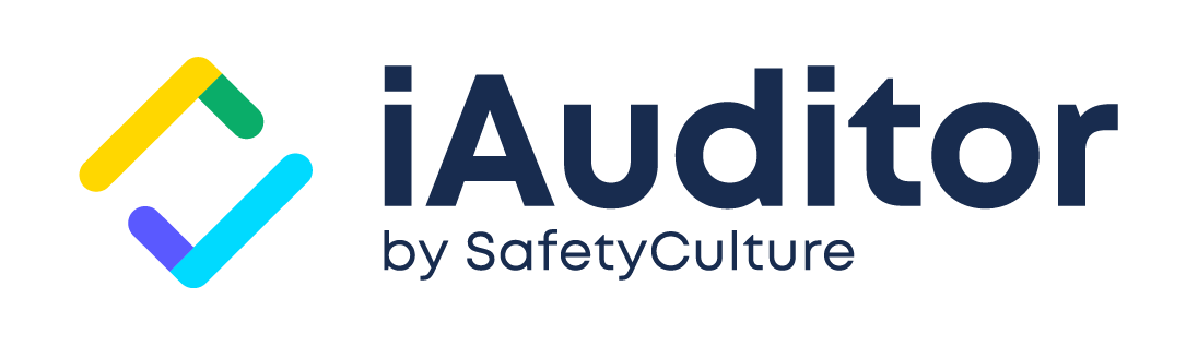 A logo for a company called i auditor by safety culture