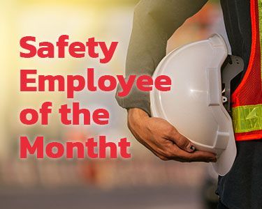 Safety employee of the month joseph boxie and naccaman stephenson