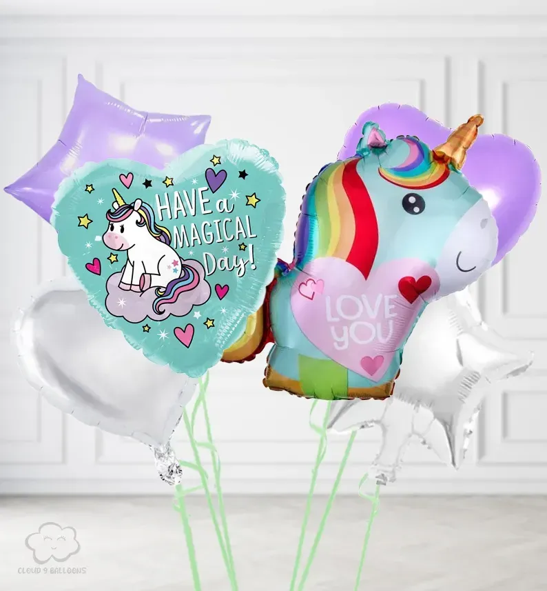 Unicorn Helium Balloons