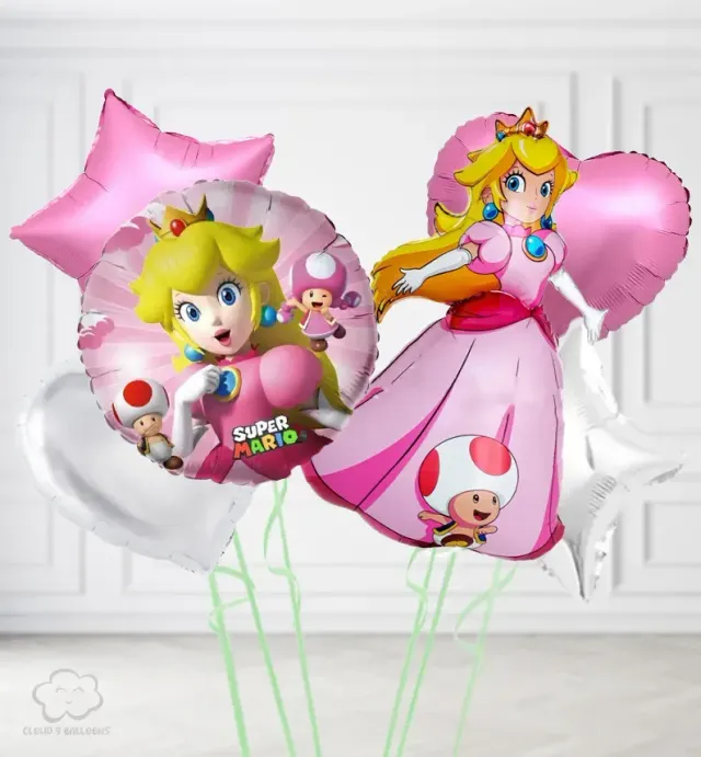 Princess Peach Helium Balloons