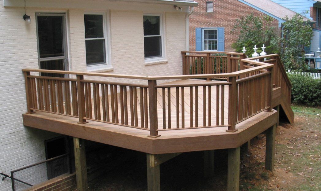newly completed deck