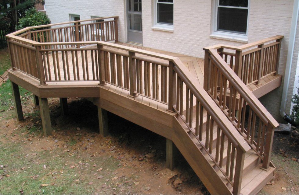 newly completed deck