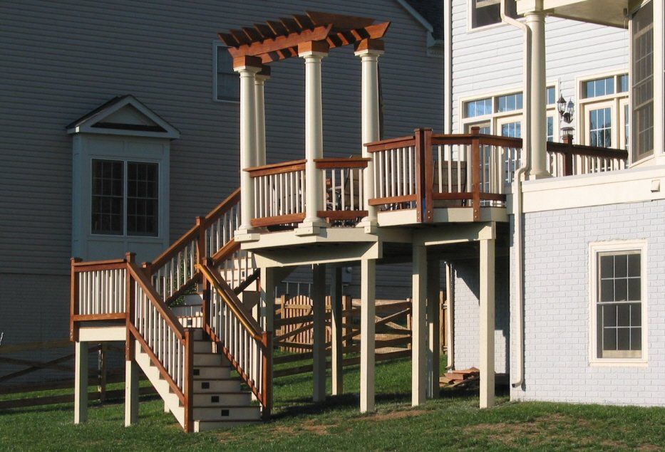 newly completed deck