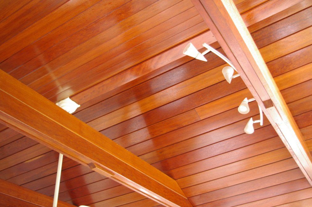 mahogany ceiling