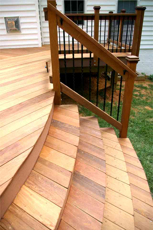newly completed deck