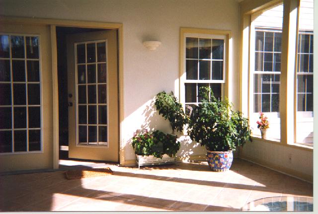 glass sunroom