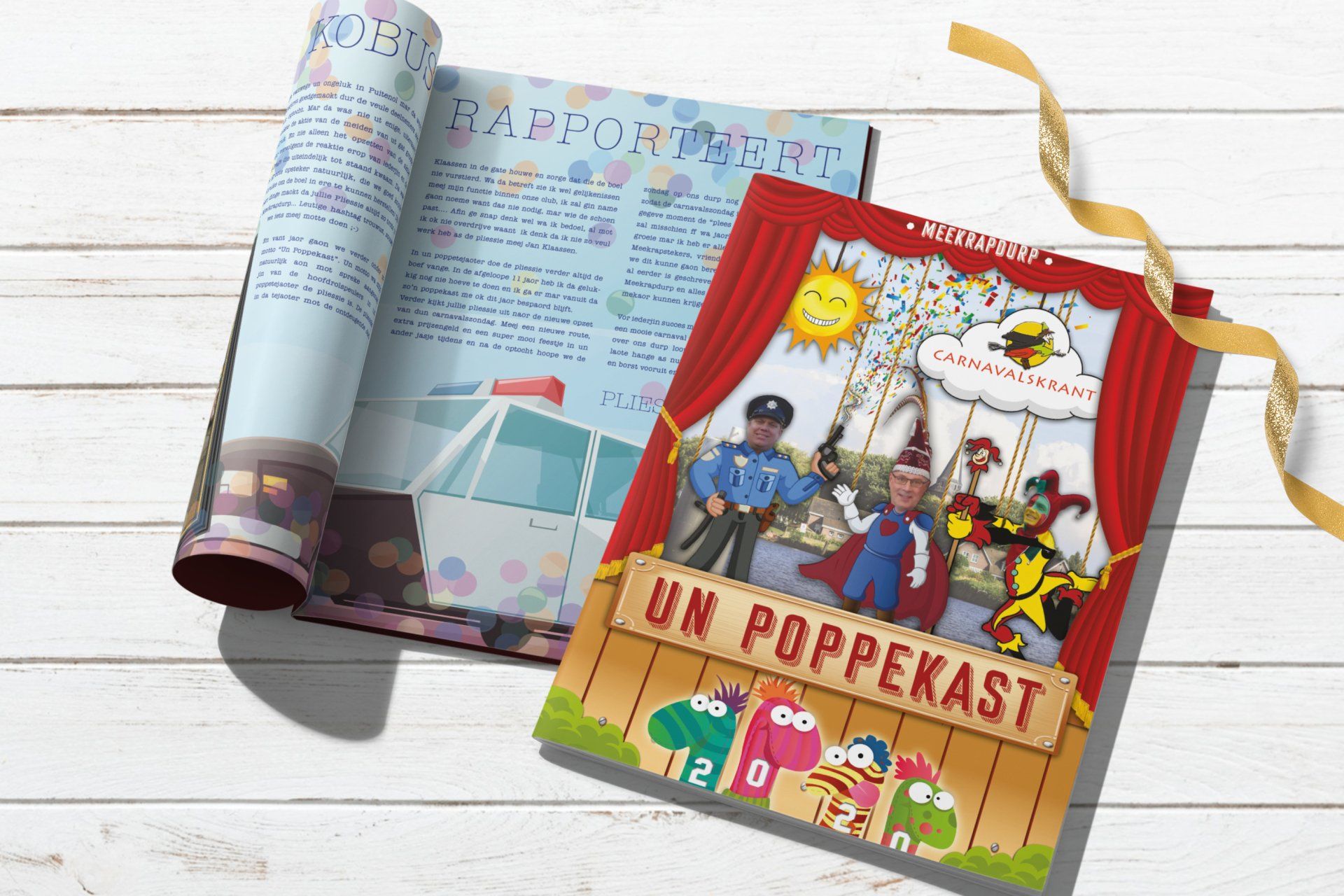 vormgeving en opmaak carnavalskrant